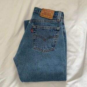 Vintage Levis 501 Student Fit Jeans